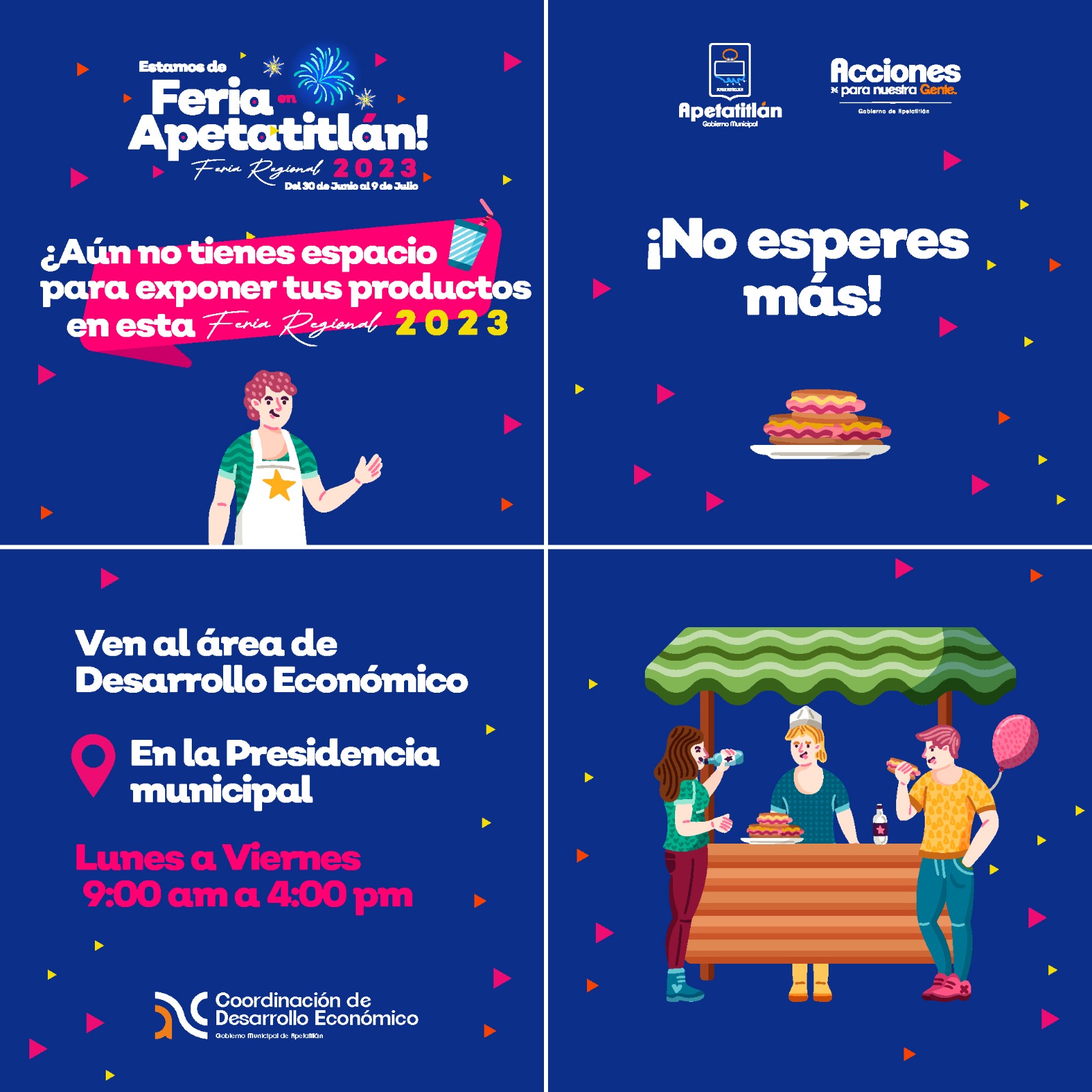 La Feria Regional de Apetatitlán 2023 será escaparate para los artesanos del municipio